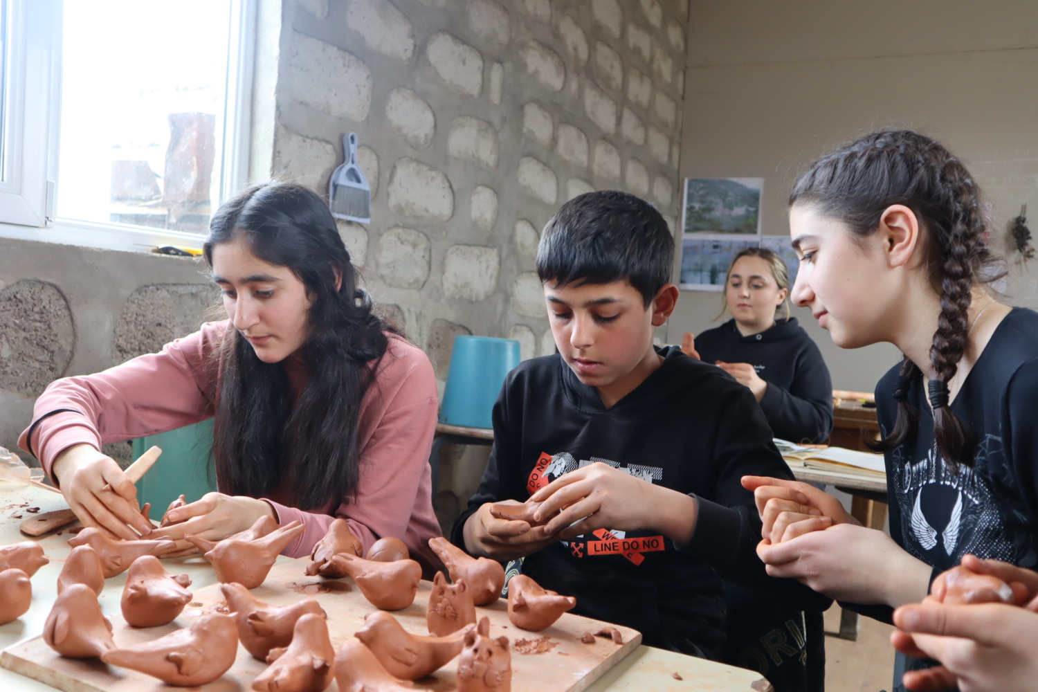 A Hartashen, la future école de céramique